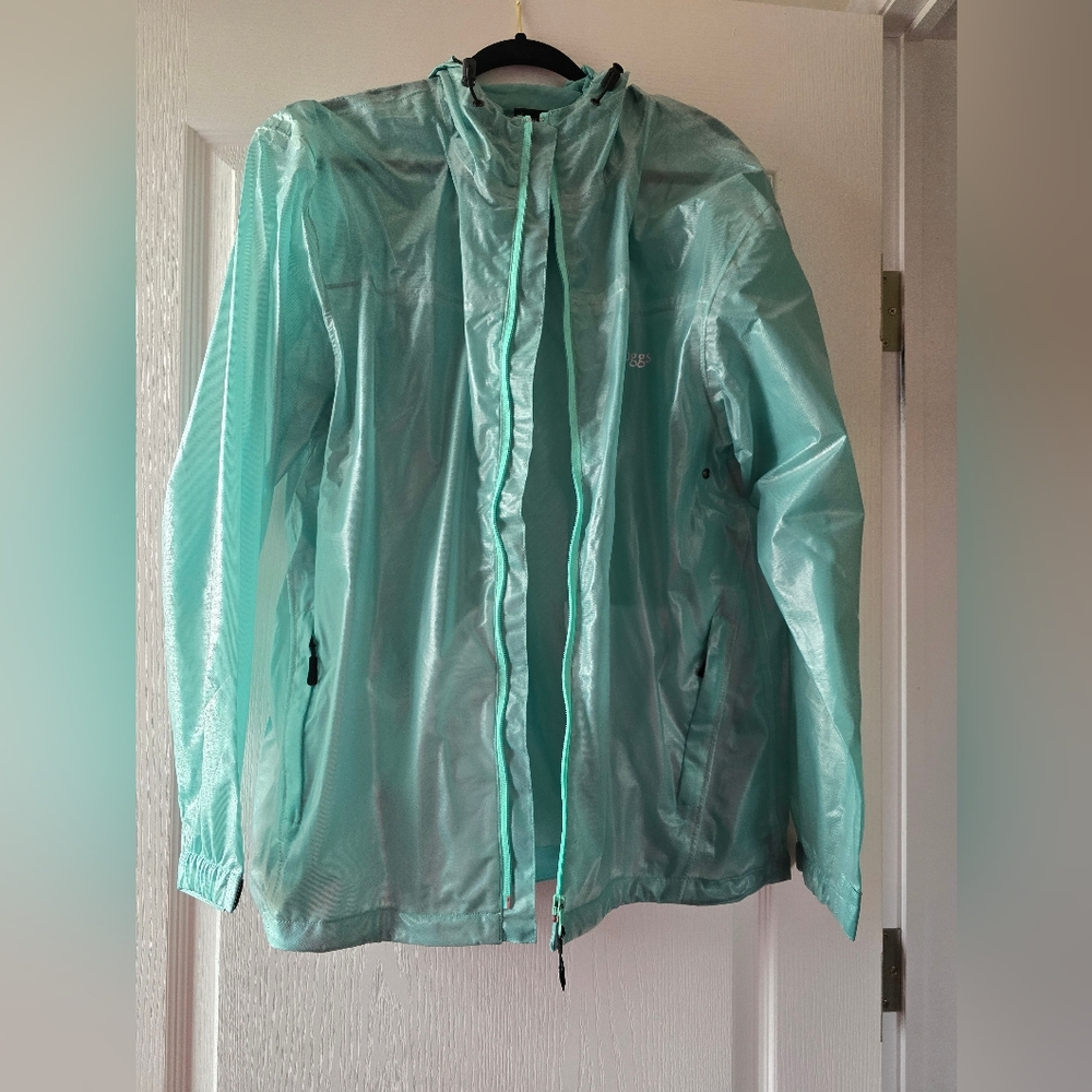 Frogg Toggs xtreme light rain jacket, seafoam color